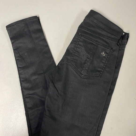 Rag & bone waxed denim legging - Picture 3 of 3
